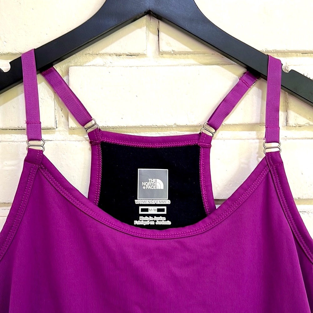 The North Face Purple Racerback Workout Tank Top Adjustable Straps - Picture 13 of 13